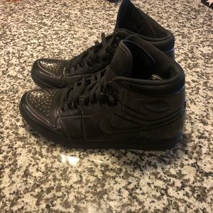 Air Jordan 1 Anodized Foamposite - Black